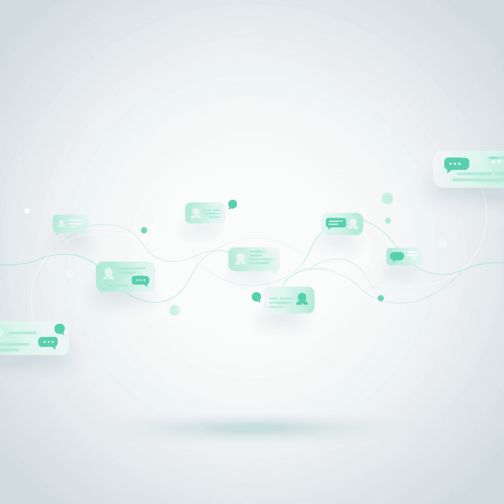 FalcoChat AI network illustration
